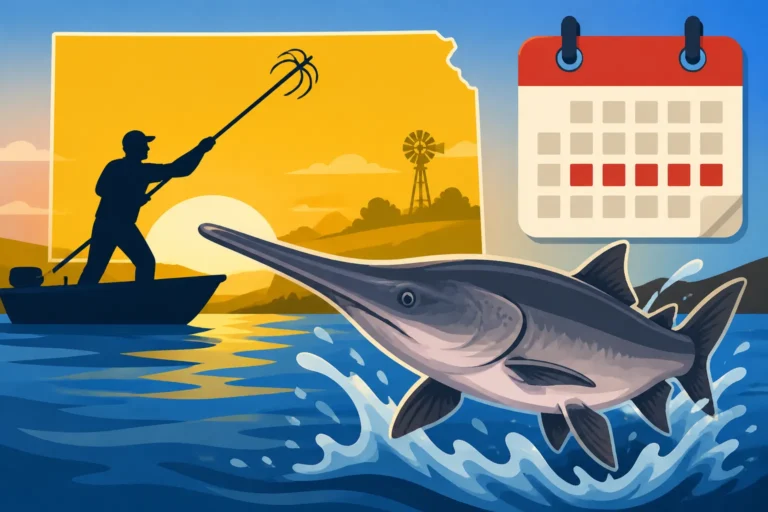 Kansas Paddlefish Snagging Season Dates