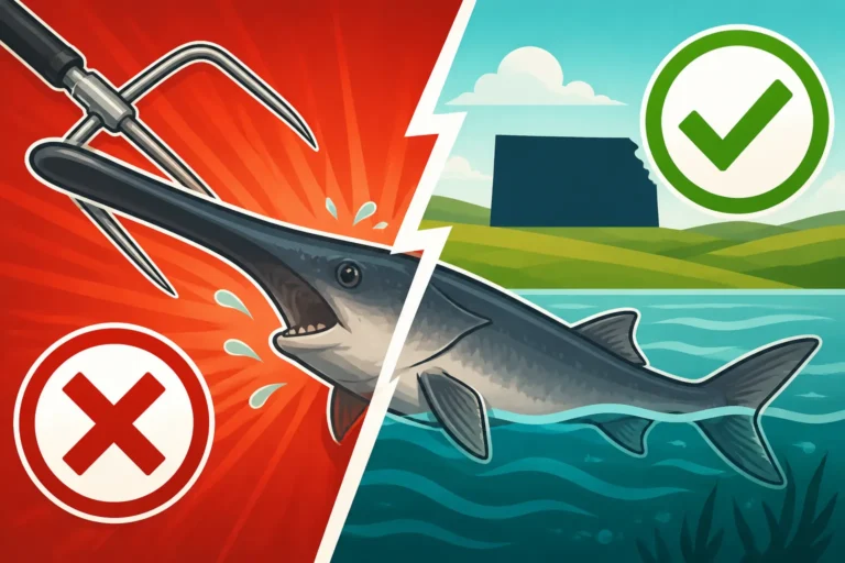 Is Paddlefish Snagging Legal in Kansas?