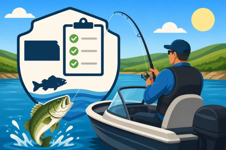License Rules for Fishing Kansas Reservoirs From a Boat