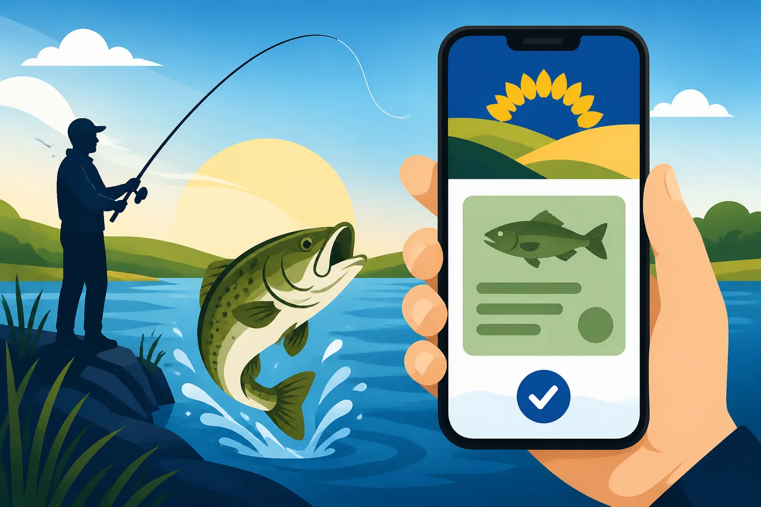 Buying a Kansas Fishing License on Your Phone