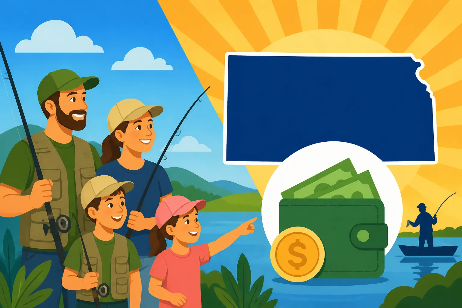 Kansas Fishing License Cost for a Family of Four