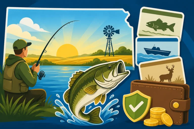 Total Cost of a Kansas Season of Licenses and Permits