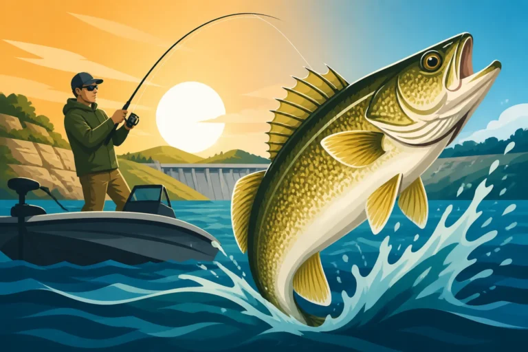 Cheney Reservoir Walleye Fishing