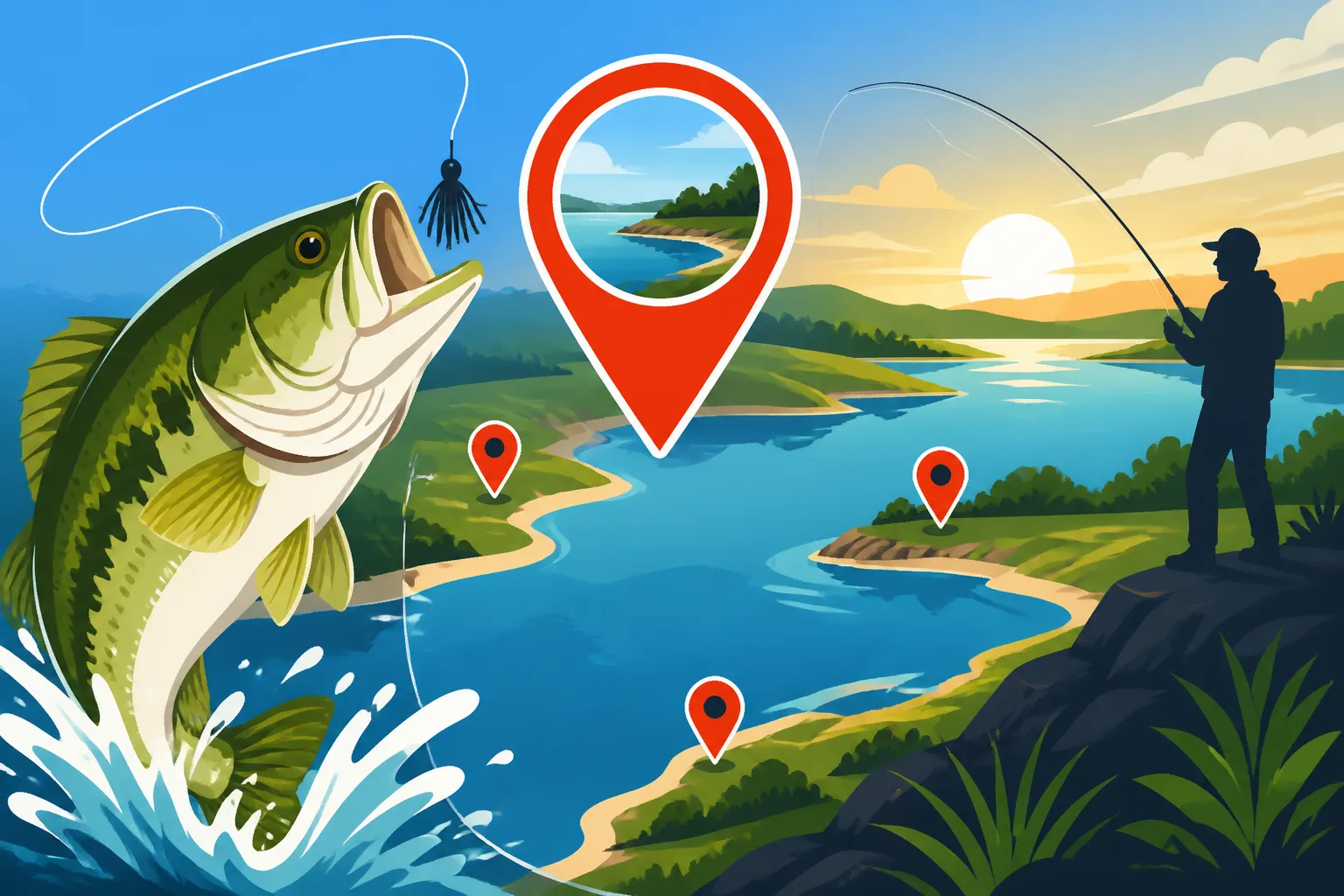 Webster Reservoir Fishing Spots