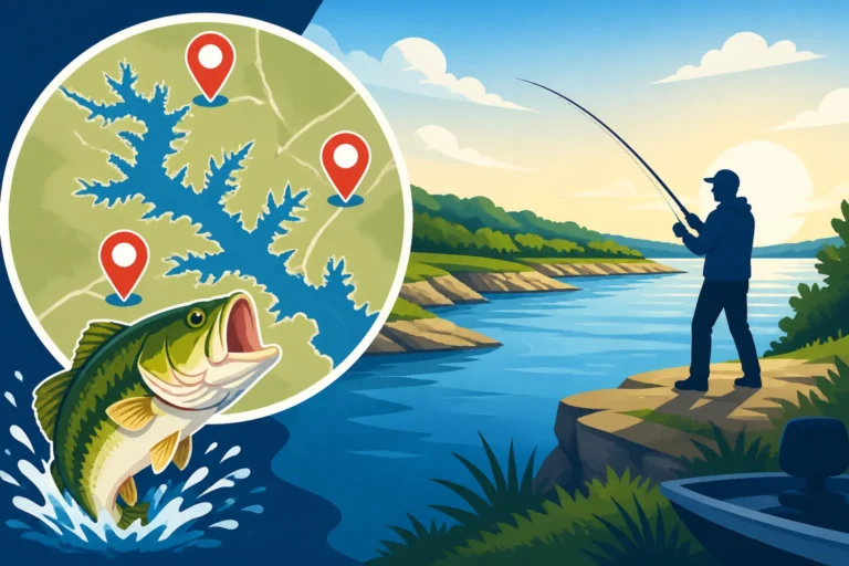 Pomona Lake Fishing Spots