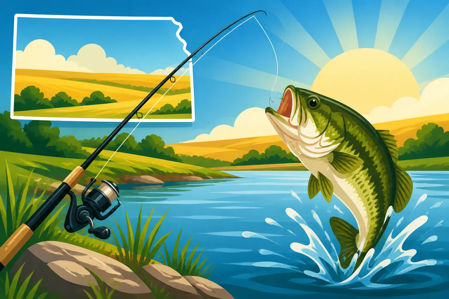 Best Bank Fishing Spots in Kansas