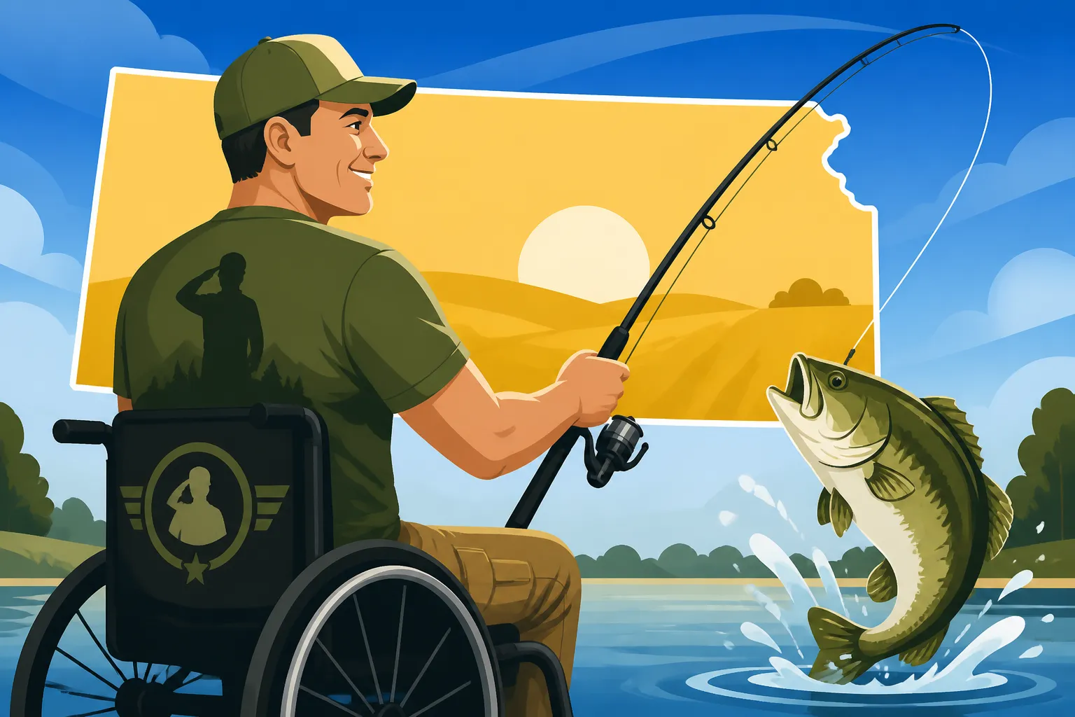 Kansas Disabled Veteran Fishing License