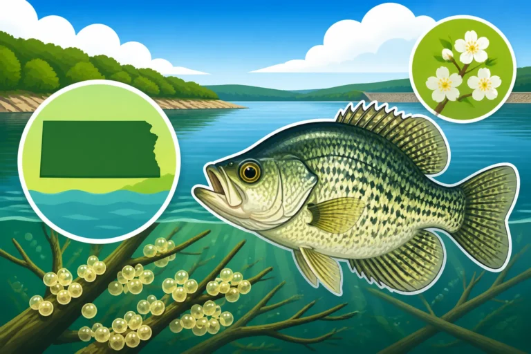 Milford Lake Crappie Spawn Timing in May