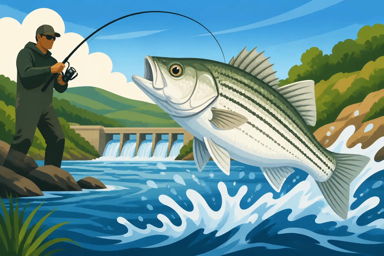 Milford Lake White Bass Run on the Republican River