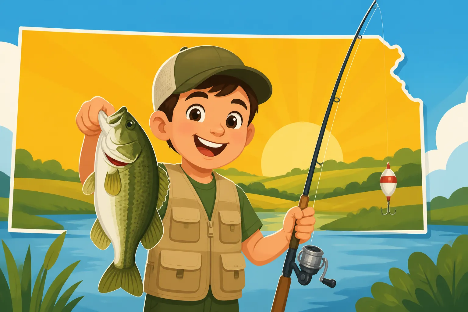 Kansas Children's Lifetime Fishing License