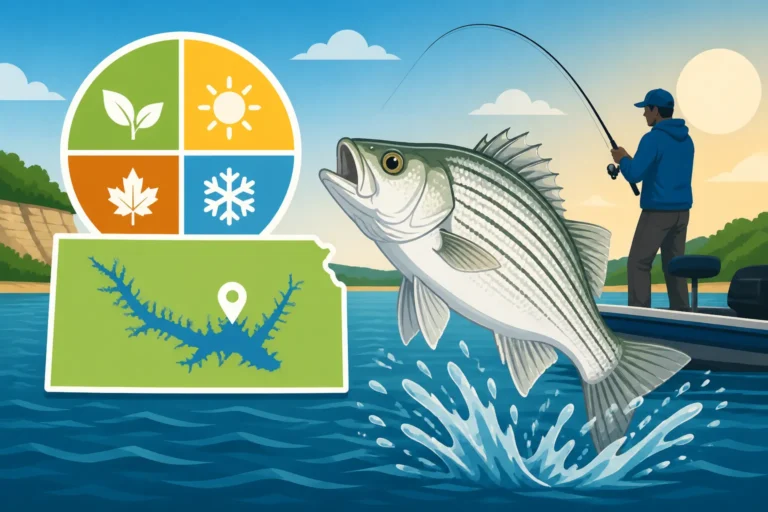 When Does the White Bass Run Start at Milford Lake?