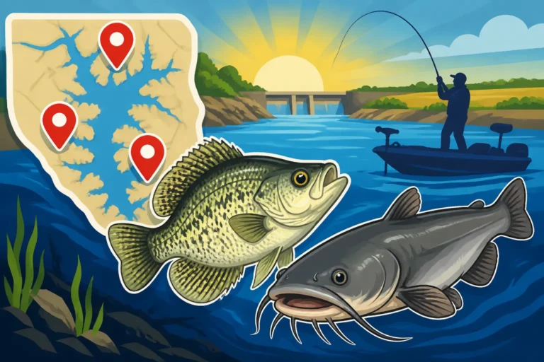 Cheney Reservoir Crappie and Catfish Spots