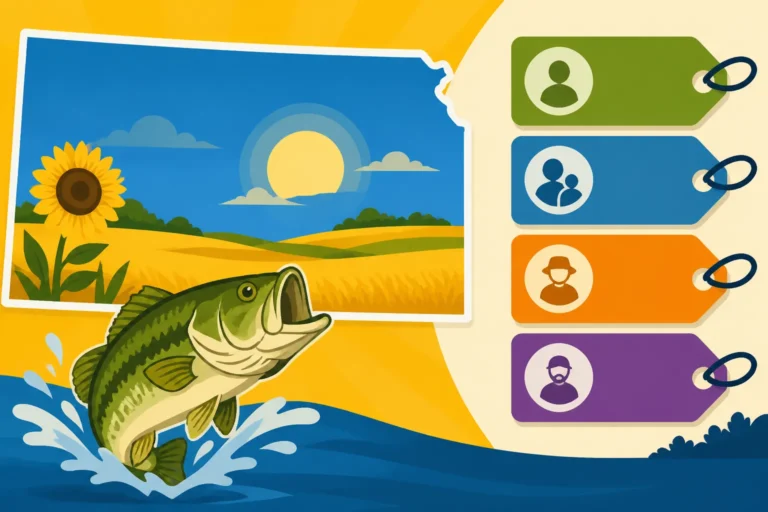 Kansas Fishing License Cost by Type