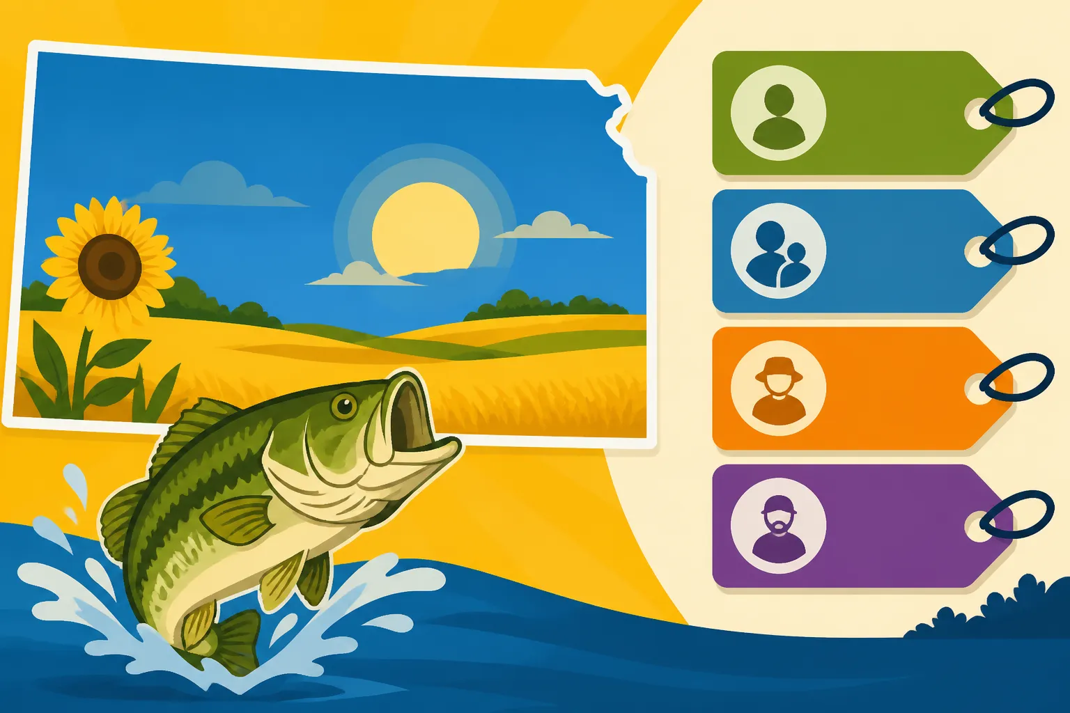 Kansas Fishing License Cost by Type