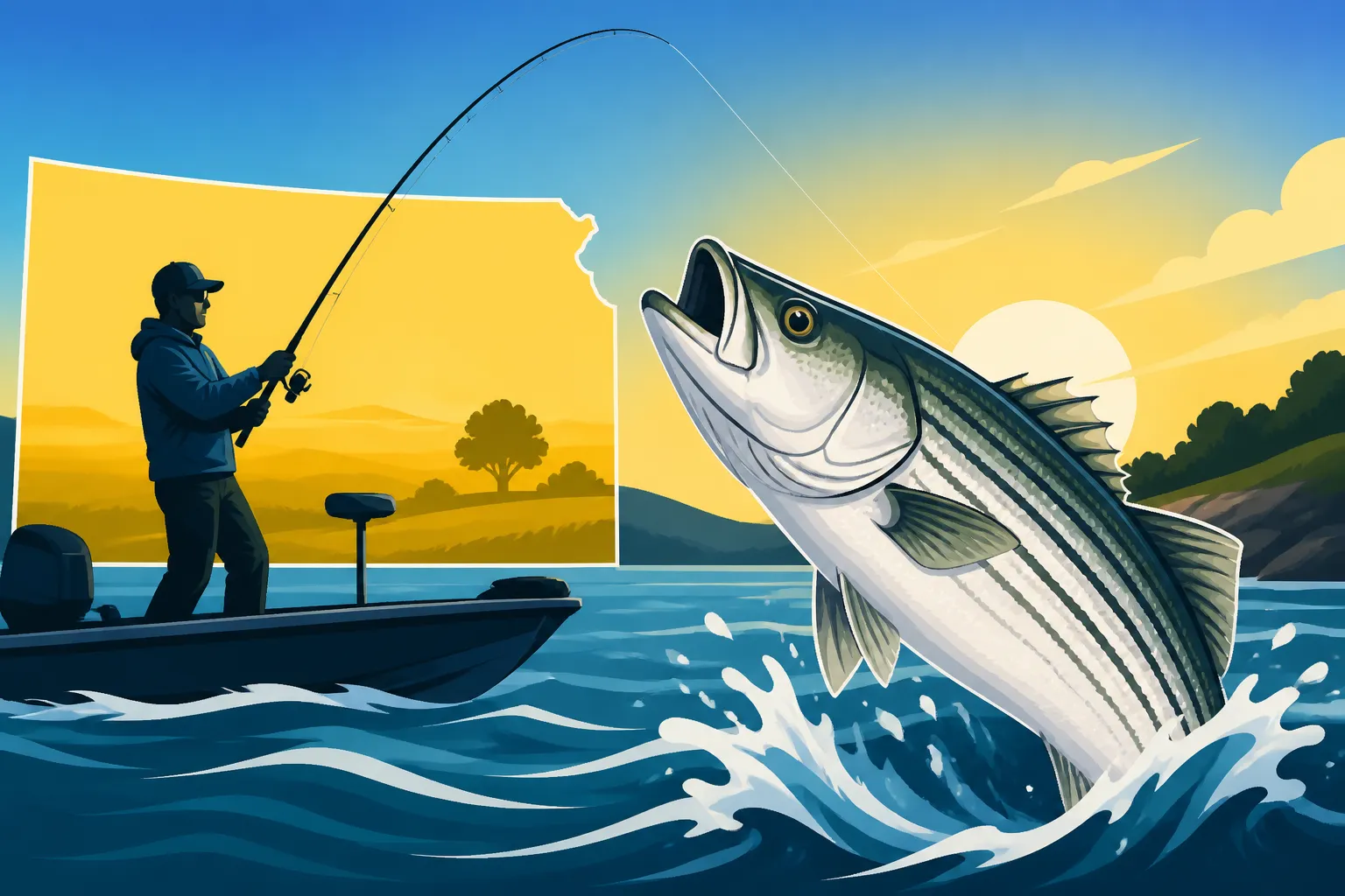 El Dorado Lake Striper Fishing Report