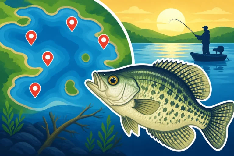 Hillsdale Lake Crappie Fishing Spots