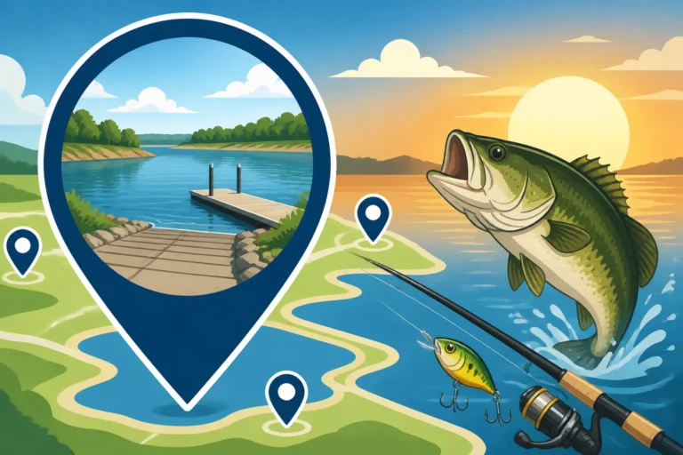 Marion Reservoir Fishing Access Points