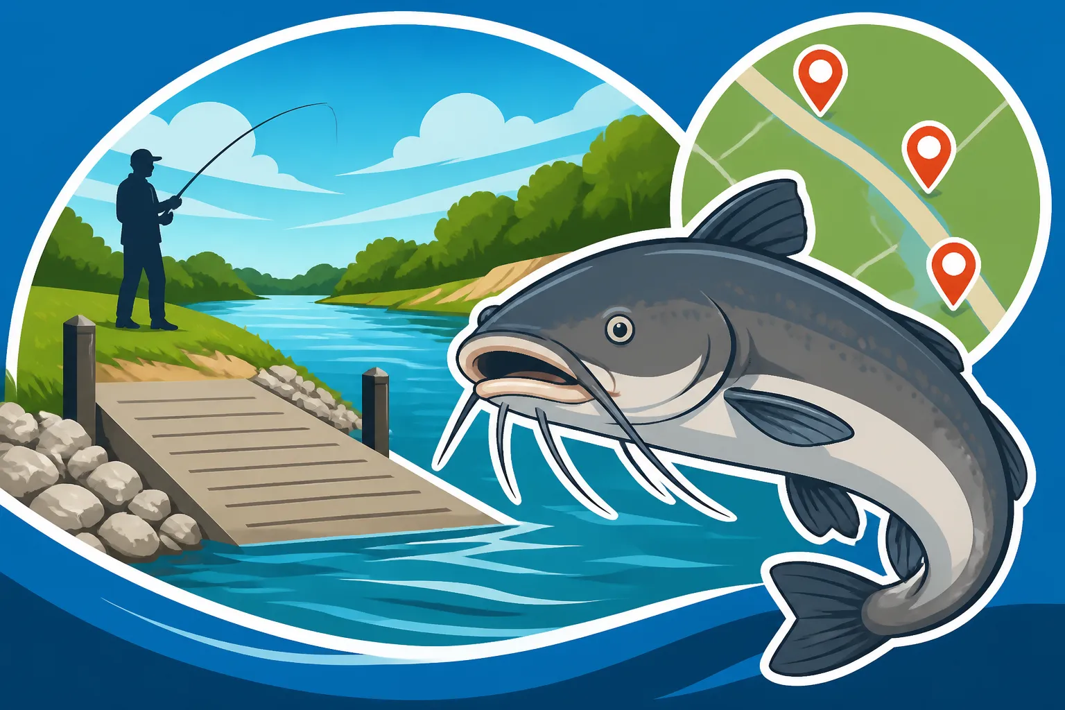 Republican River Catfish Access Points