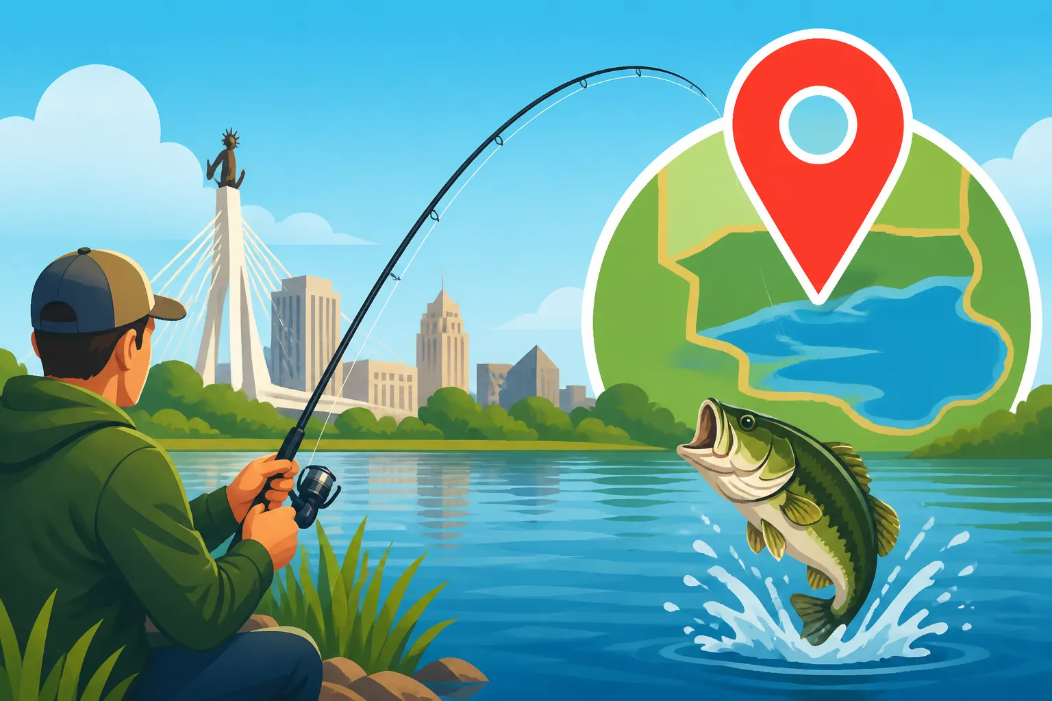 Closest Fishing Lake to Wichita