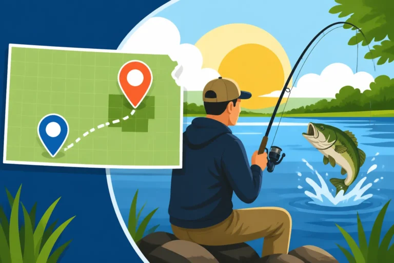 Closest Fishing Lake to Topeka