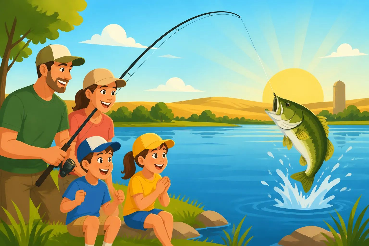 Best Kansas Lake for Family Fishing
