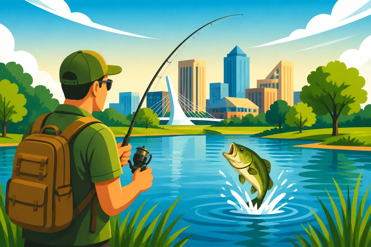 Kansas Urban Fishing Ponds Near Wichita