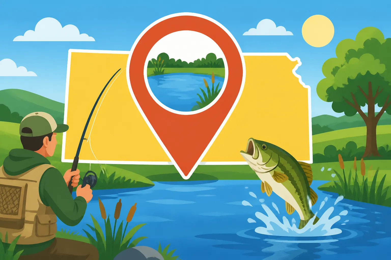 Where to Find Public Fishing Ponds in Kansas