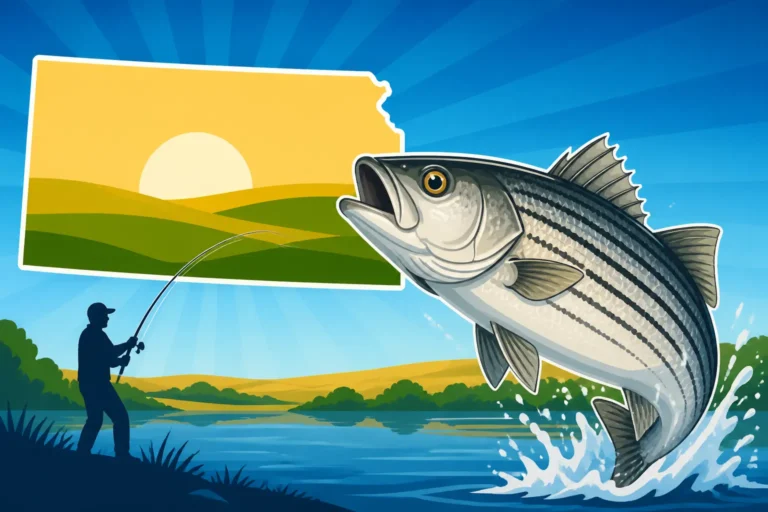 Where to Catch Hybrid Striped Bass in Kansas