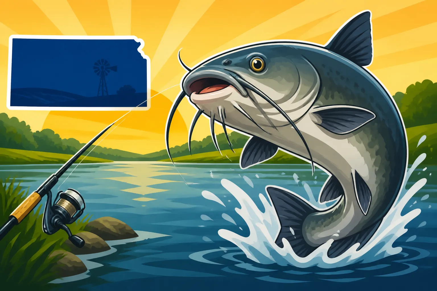 Best Kansas Lake for Channel Catfish