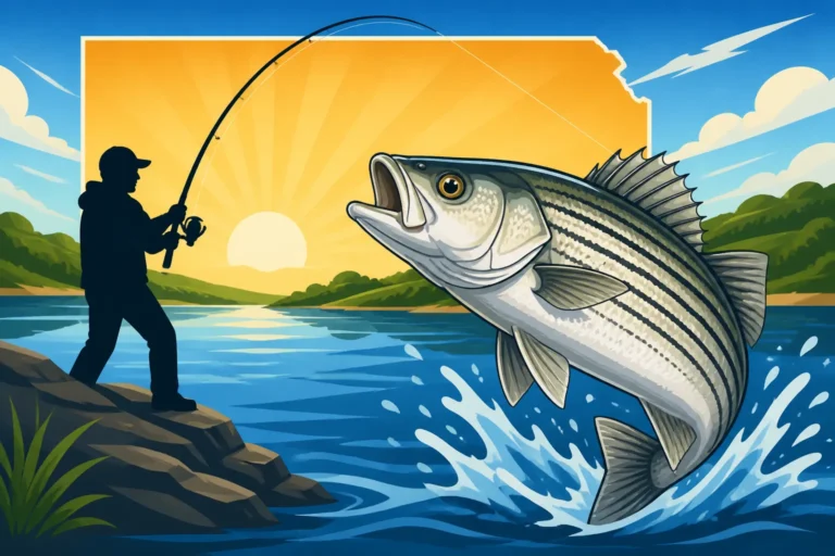 Best Kansas Lake for Wiper Fishing