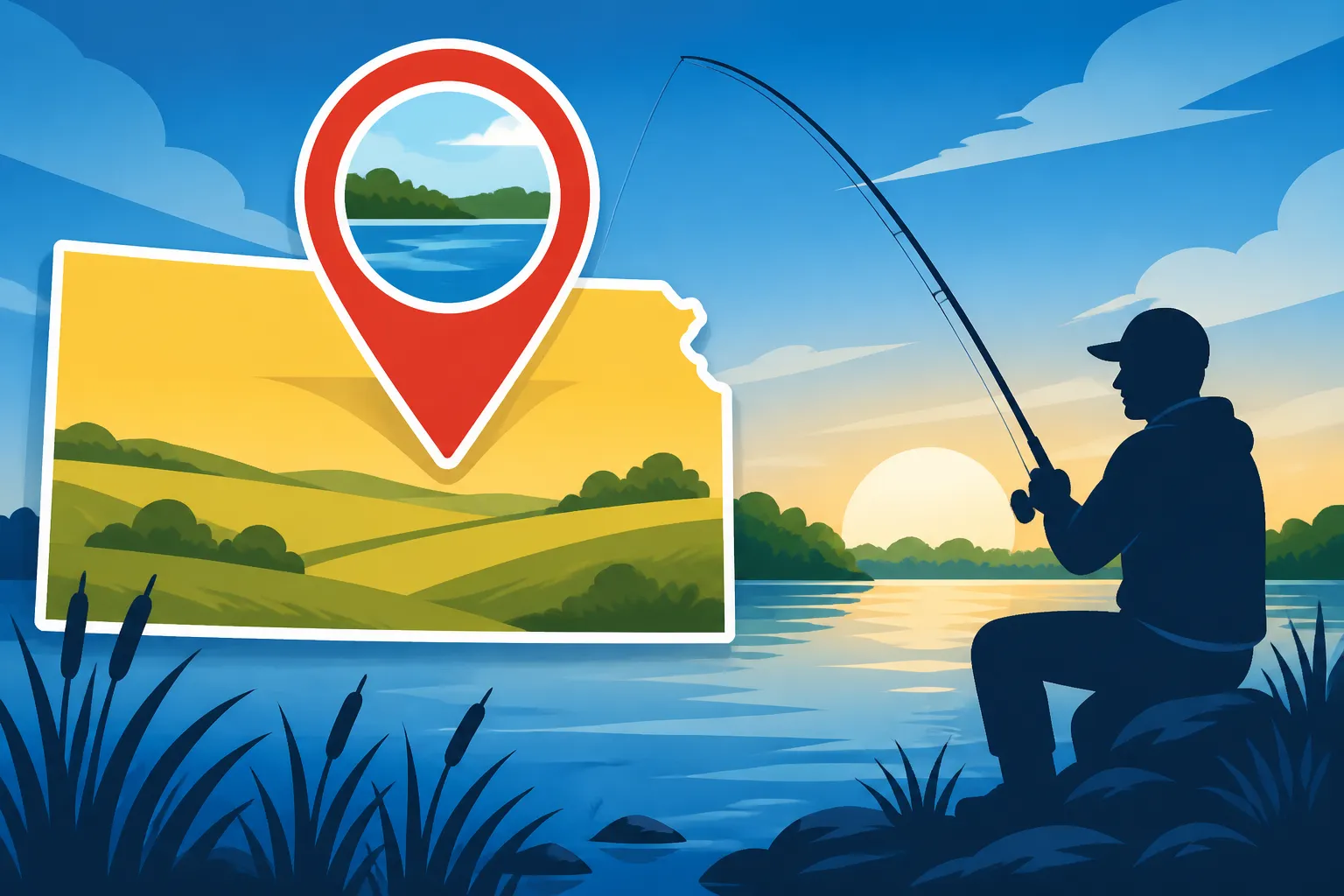 La Cygne Lake Fishing Spots in Kansas