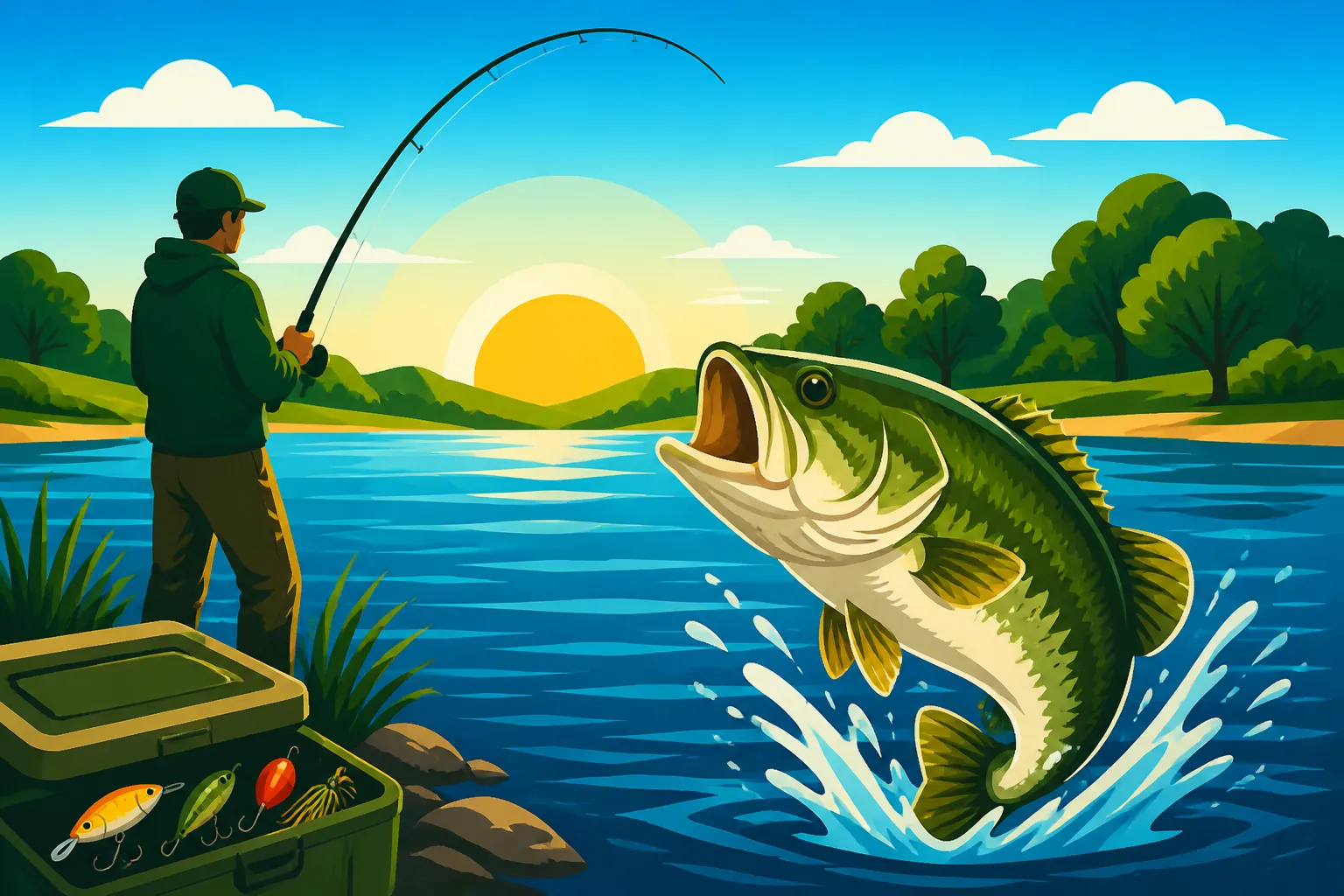 Toronto Lake Fishing Spots in Kansas
