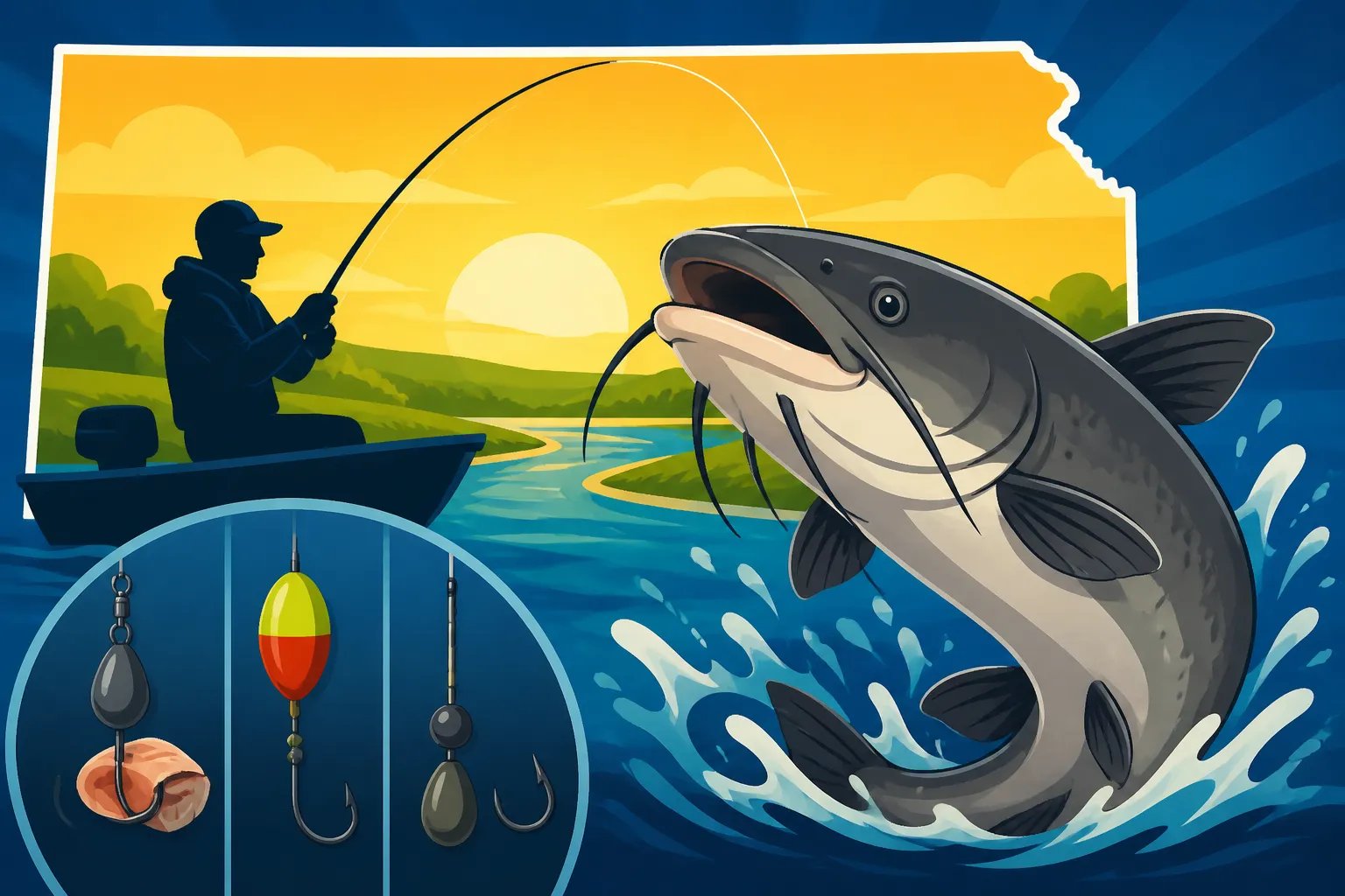 Kansas Catfish Fishing Techniques