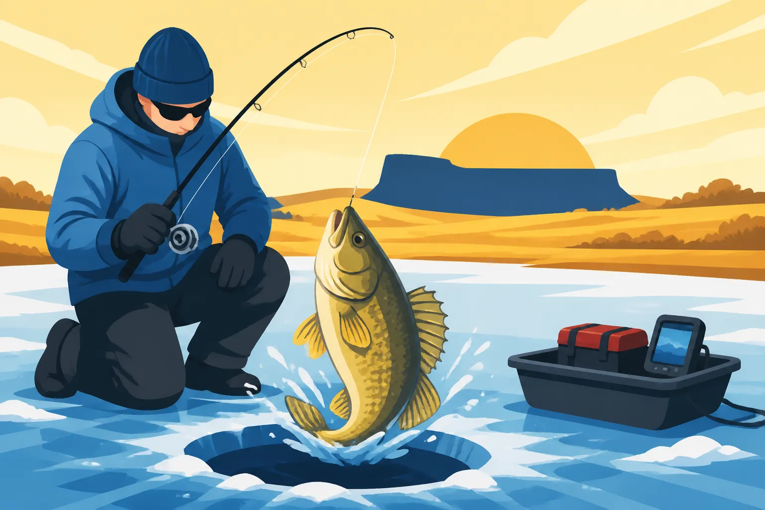 Kansas Ice Fishing Guide