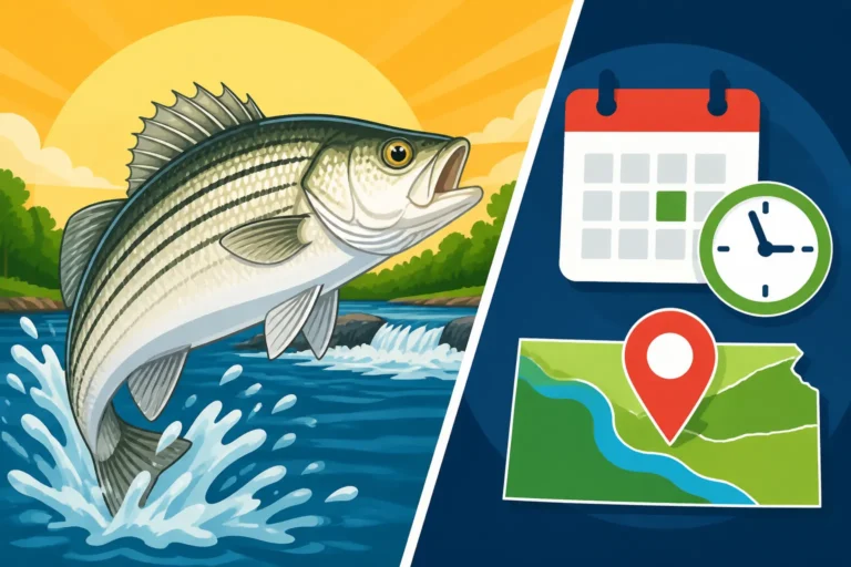 Kansas White Bass Run Timing