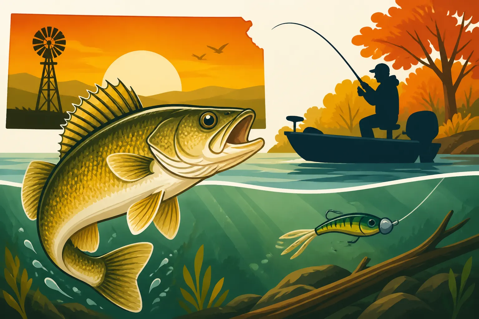 Kansas Fall Walleye Fishing Tips