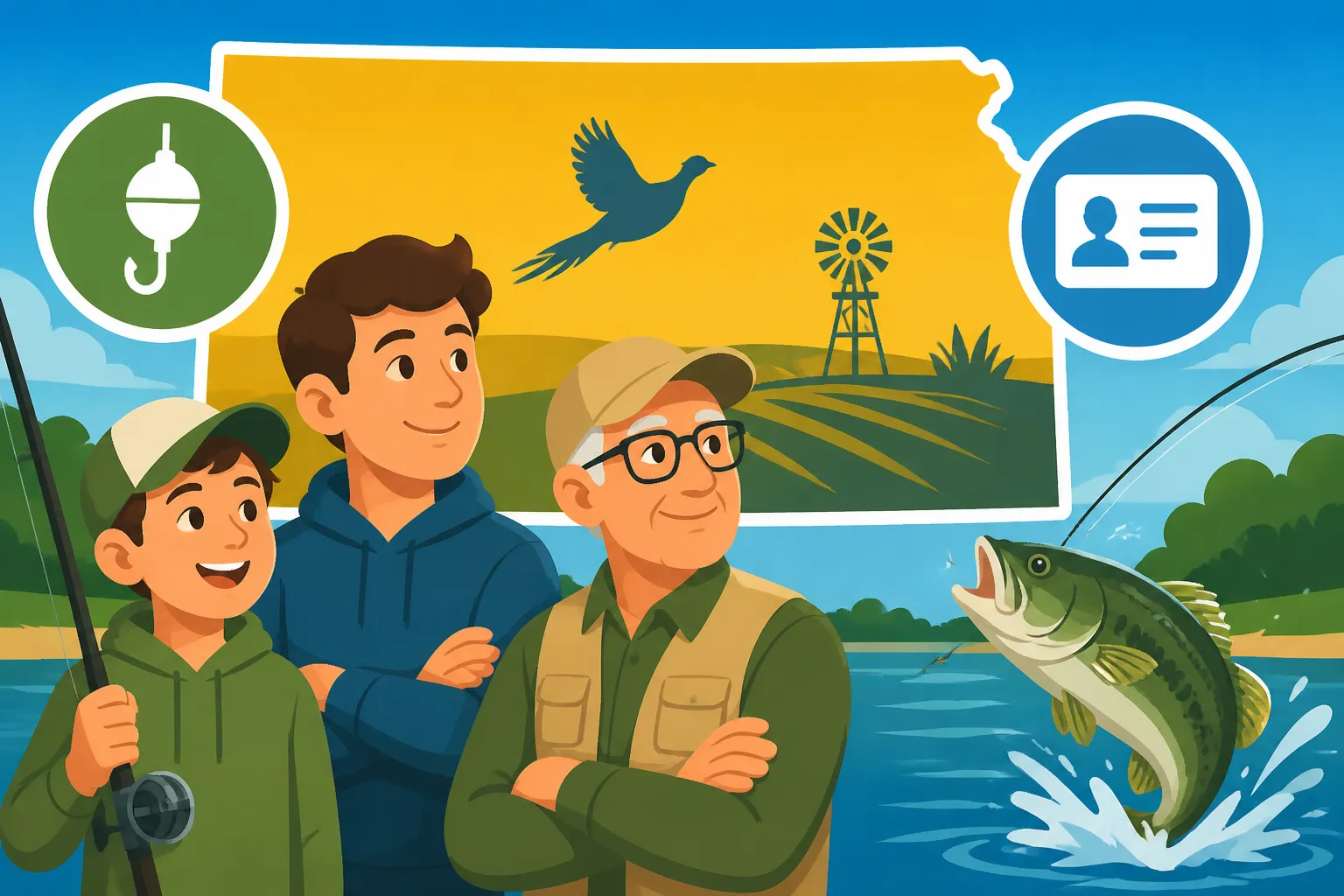 Fishing License Age Requirements in Kansas