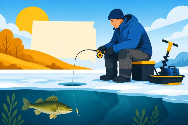 Ice Fishing Rules on Kansas Lakes