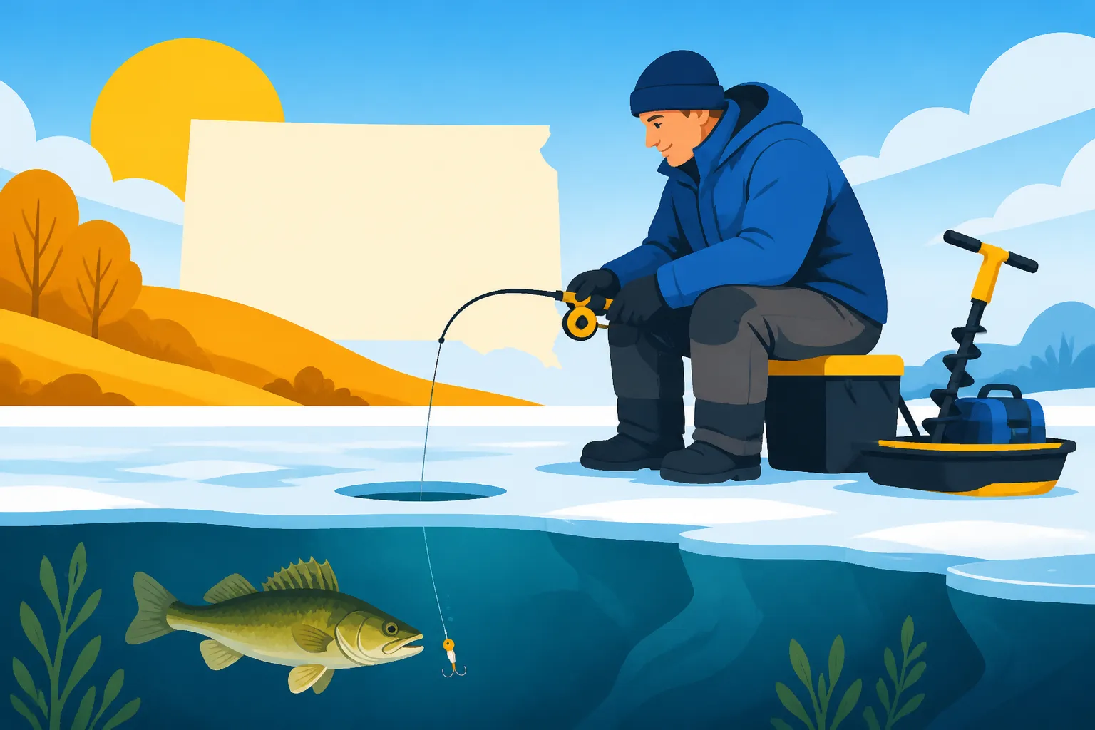 Ice Fishing Rules on Kansas Lakes