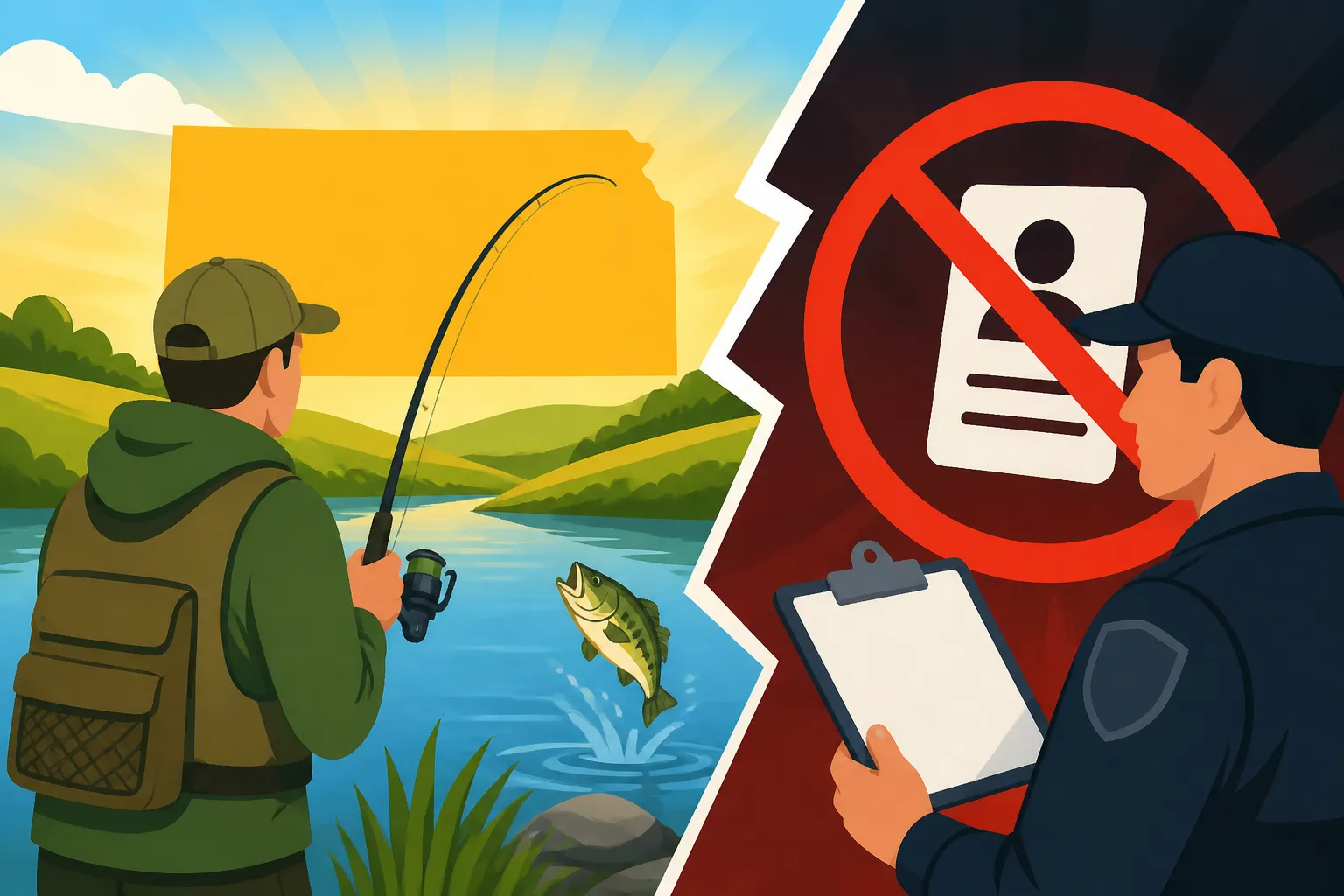 Fishing Without a License Penalties in Kansas