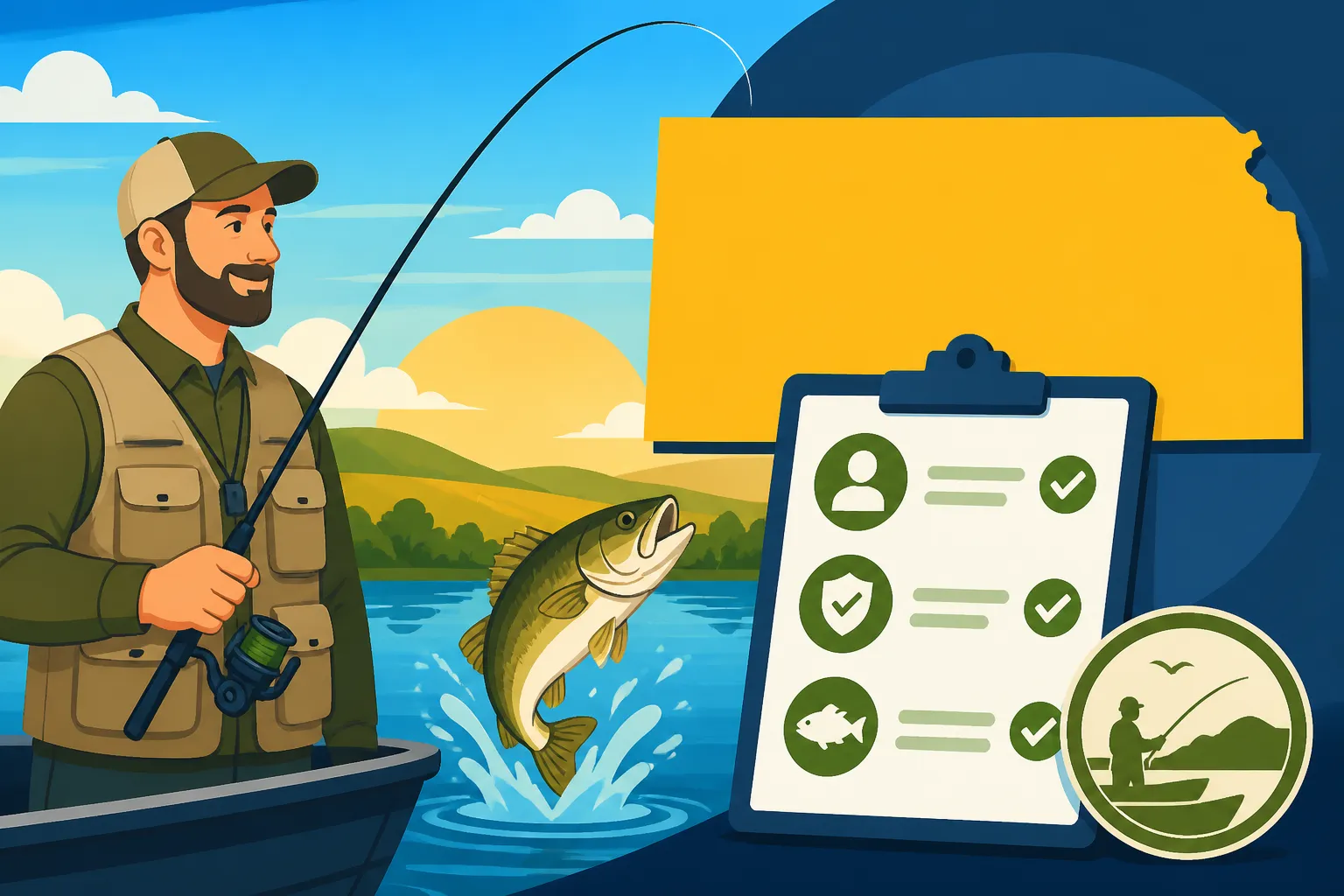 Fishing Guide License Requirements in Kansas