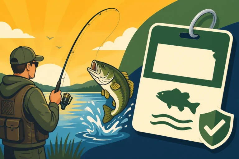 Kansas Resident Five-Year Fishing License Costs $100