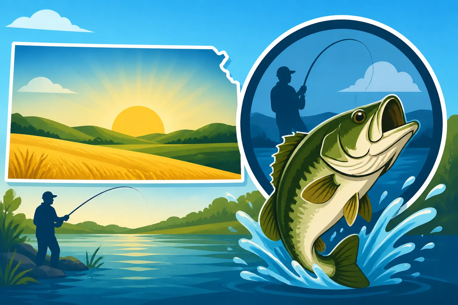 Kansas Nonresident Five-Day Fishing License Costs $25