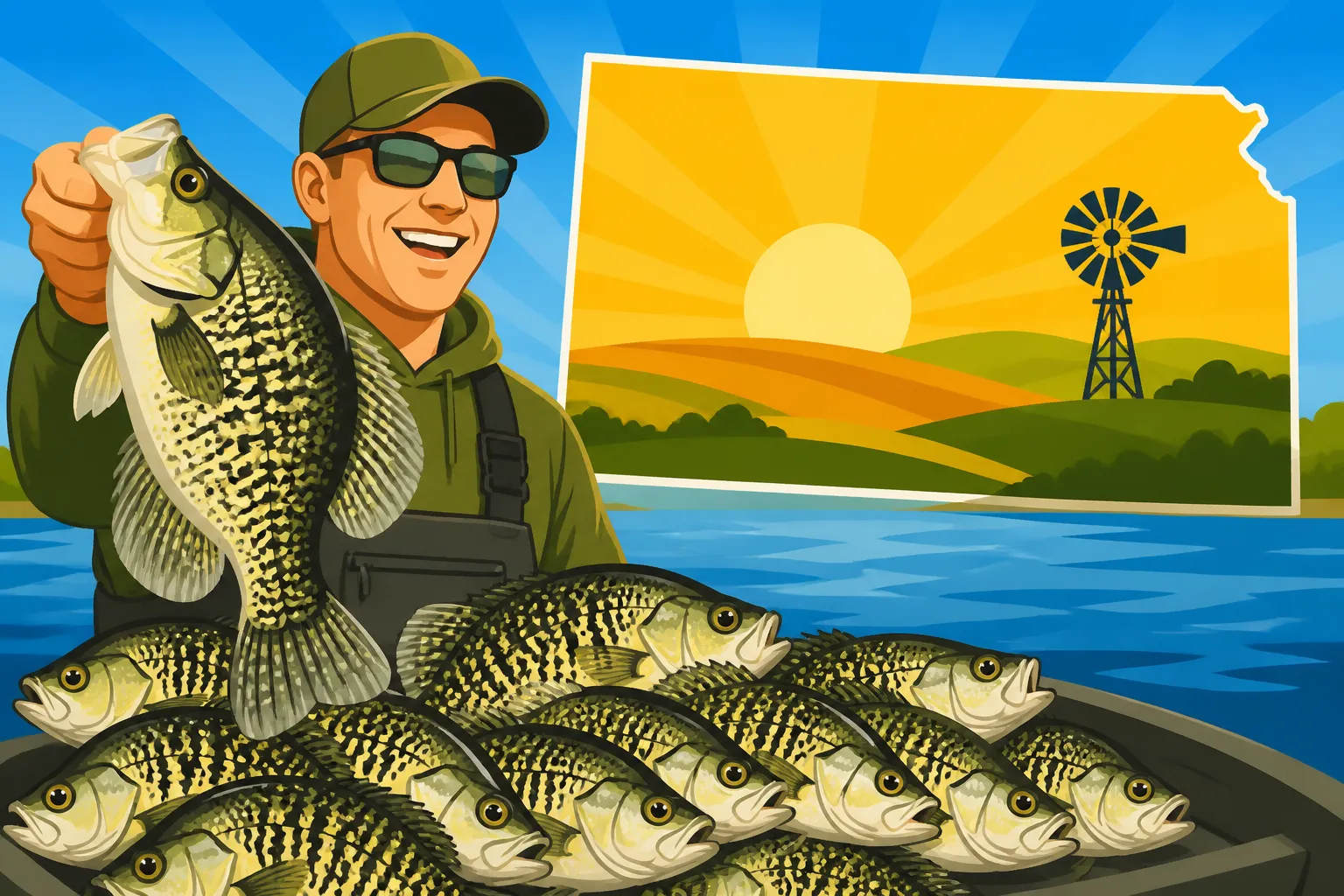 Kansas Crappie Daily Limit of 50 Fish