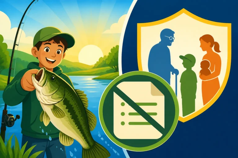 Kansas Fishing License Exemptions
