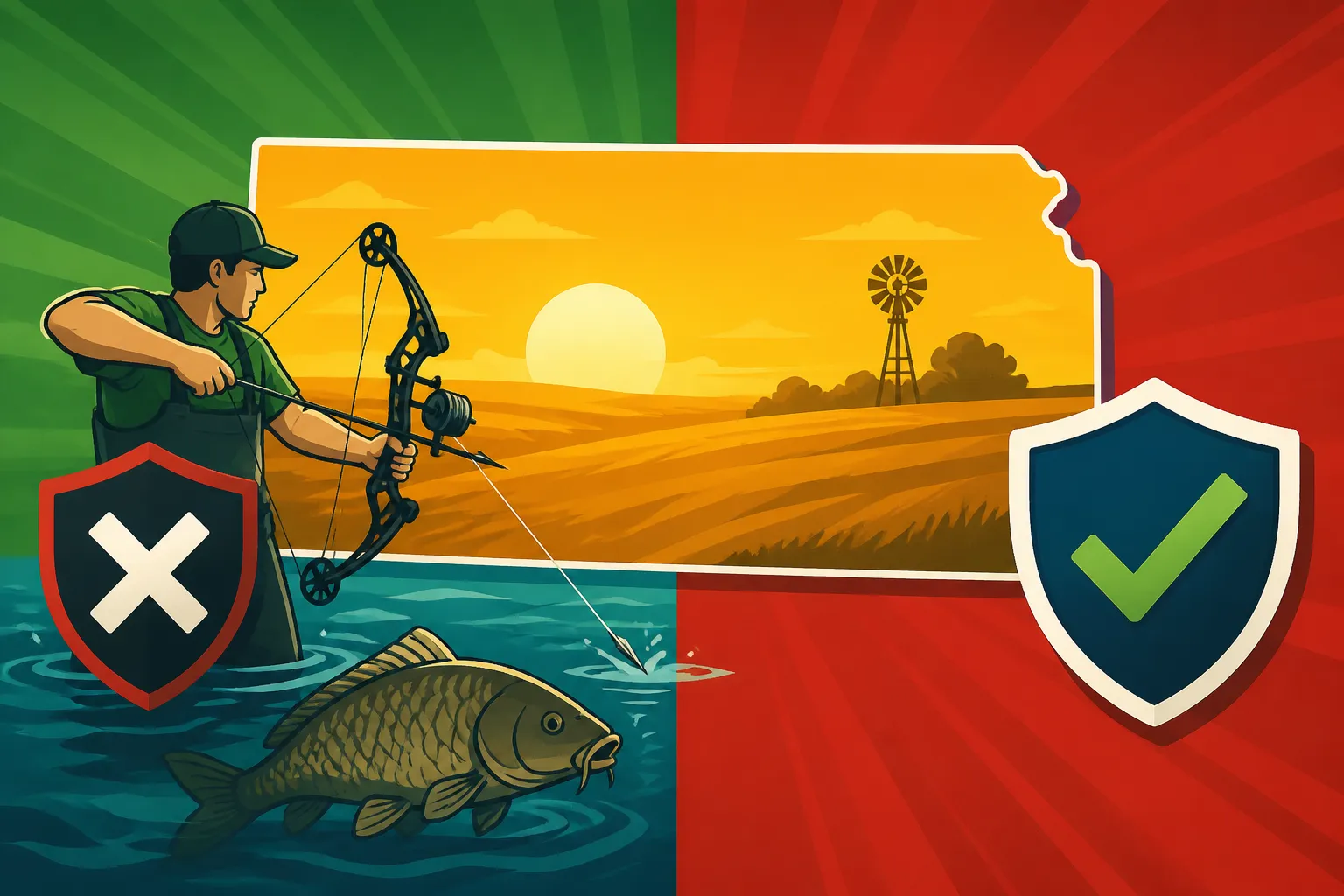 Is Bowfishing Legal in Kansas?