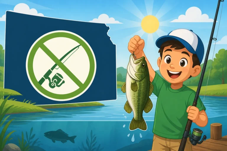 Are Kansas Community Lakes License-Free for Kids?