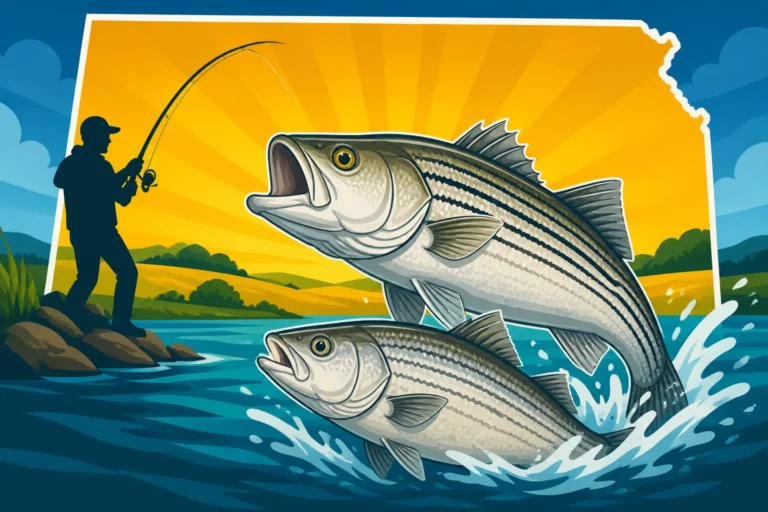 Kansas Striped Bass and Wiper Guide