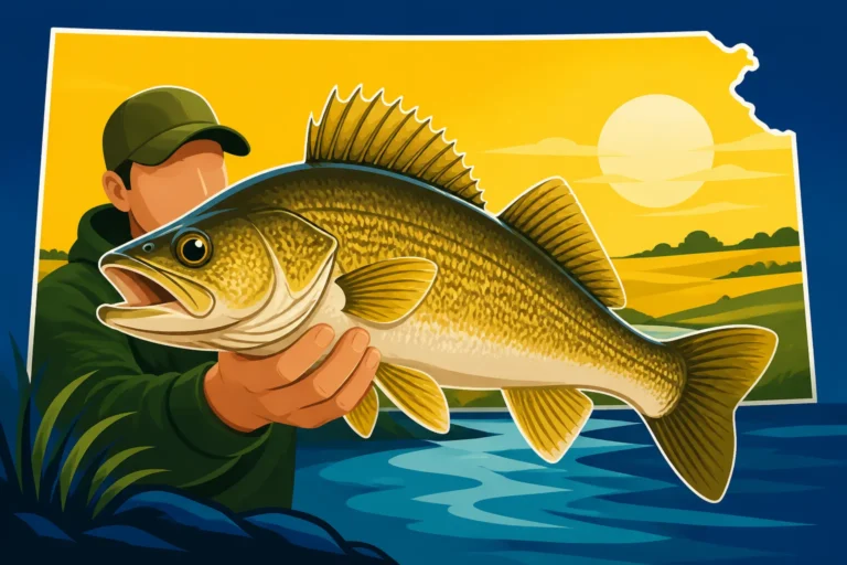 Kansas State Record Walleye
