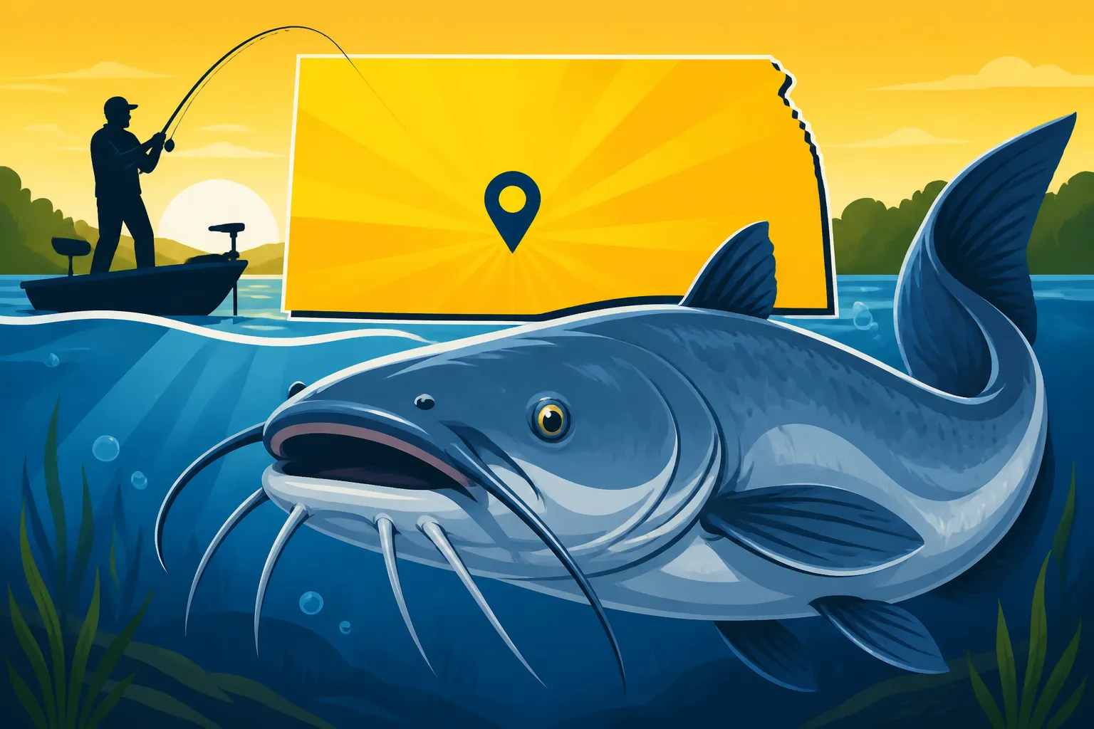 Blue Catfish Size Lakes